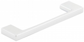 POLISHED CHROME D HANDLE 189MM (160MM CENTRES) - OLD CODE HS09
